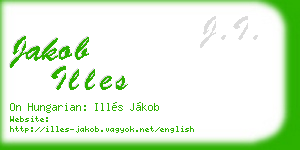 jakob illes business card